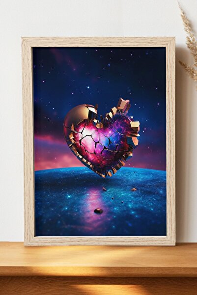 Luna Marissa Αφίσα καρδιάς - Αφίσα τοίχου από γυαλιστερό χαρτί χωρίς πλαίσιο