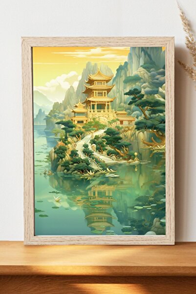 Luna Marissa Αφίσα τοπίων - Αφίσα τοίχου από γυαλιστερό χαρτί χωρίς πλαίσιο