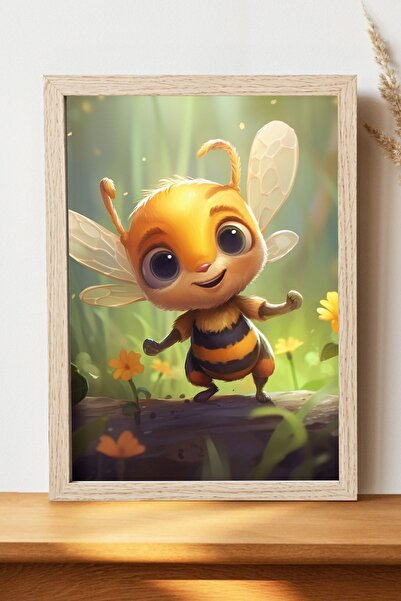 Luna Marissa Χαριτωμένη αφίσα με μέλισσες - Αφίσα τοίχου από γυαλιστερό χαρτί...