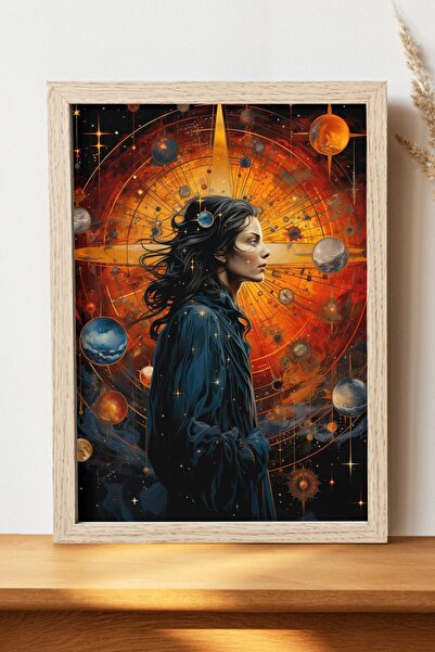 Luna Marissa Αφίσα με πλανήτες και γυναίκες - Αφίσα τοίχου από γυαλιστερό χαρ...