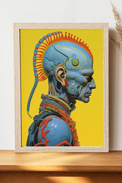 Luna Marissa Σουρεαλιστική αφίσα ρομπότ - Αφίσα τοίχου από γυαλιστερό χαρτί χ...