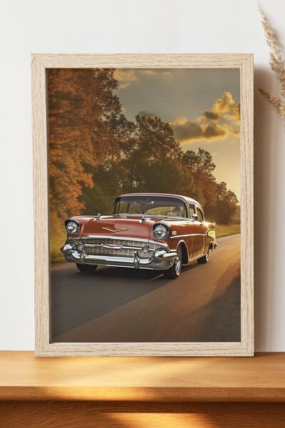 Luna Marissa Κλασική αφίσα Chevrolet - Αφίσα αυτοκινήτου από γυαλιστερό χαρτί...