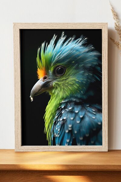 Luna Marissa Αφίσα παπαγάλου - Αφίσα τοίχου από γυαλιστερό χαρτί χωρίς πλαίσιο