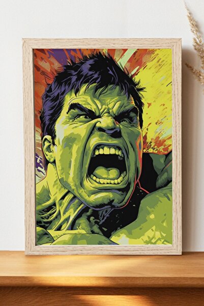 Luna Marissa Hulk Poster - Çerçevesiz Kalın Kağıt Dijital Art Poster