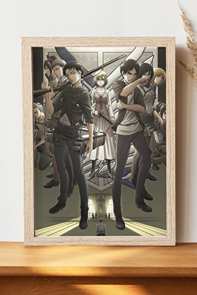 Luna Marissa Αφίσα Shingeki no Kyojin - Αφίσα τοίχου από γυαλιστερό χαρτί χωρ...