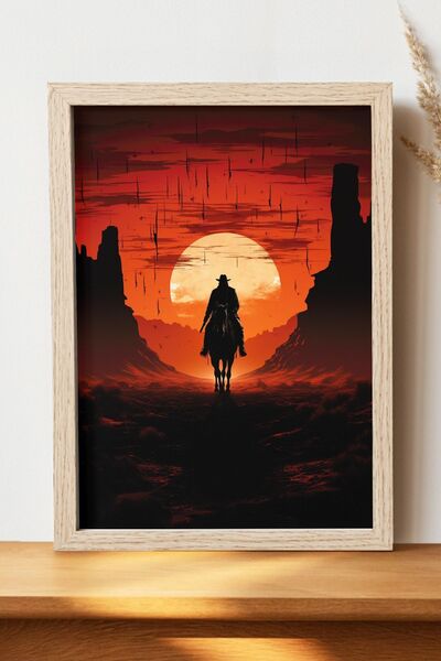 Luna Marissa Εικονογράφηση Αφίσα με άλογα - Αφίσα τοίχου από γυαλιστερό χαρτί...