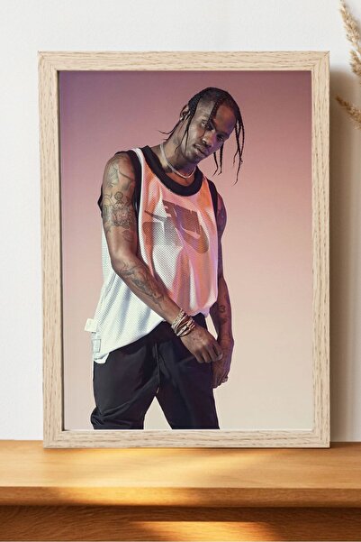 Luna Marissa Αφίσα Travis Scott - Χοντρό χαρτί χωρίς πλαίσιο, αφίσα Hiphop