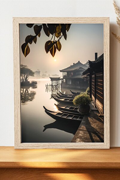 Luna Marissa Αφίσα με τοπίο ηλιοβασιλέματος - Χοντρό χαρτί χωρίς πλαίσιο, ψηφ...