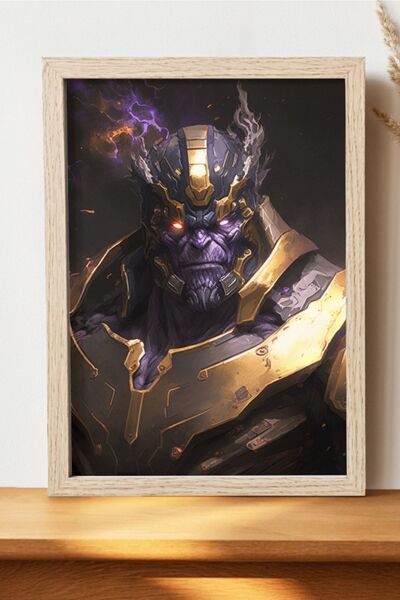 Luna Marissa Marvel Thanos Poster - Çerçevesiz Tv Film Poster