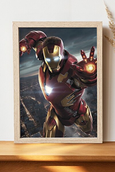 Luna Marissa Καλλιτεχνική αφίσα Iron Man - Αφίσα τοίχου από γυαλιστερό χαρτί ...