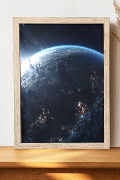 Luna Marissa Καλλιτεχνική αφίσα Planet - Ψηφιακή αφίσα τέχνης χωρίς πλαίσιο