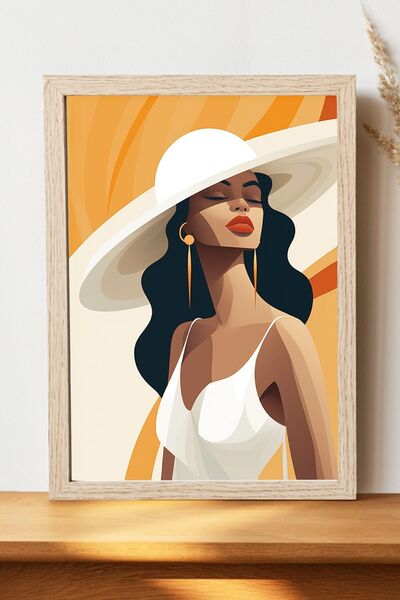 Luna Marissa Αφίσα Αφρικανής Γυναίκας - Αφίσα τοίχου από γυαλιστερό χαρτί χωρ...