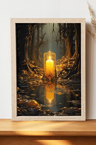 Luna Marissa Αφίσα με κερί - Αφίσα τοίχου από γυαλιστερό χαρτί χωρίς πλαίσιο