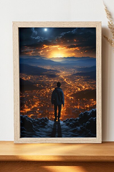 Luna Marissa Αφίσα τοπίων - Αφίσα τοίχου από γυαλιστερό χαρτί χωρίς πλαίσιο