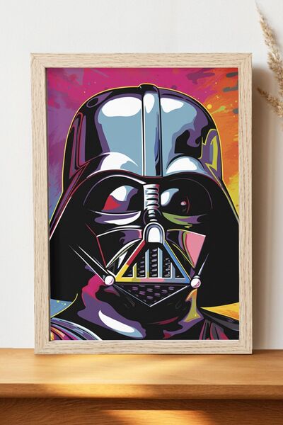 Luna Marissa Αφίσα Darth Vader - Αφίσα ψηφιακής τέχνης από χοντρό χαρτί χωρίς...