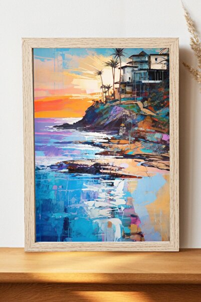 Luna Marissa Σουρεαλιστική αφίσα τοπίων - Αφίσα τοίχου από γυαλιστερό χαρτί χ...