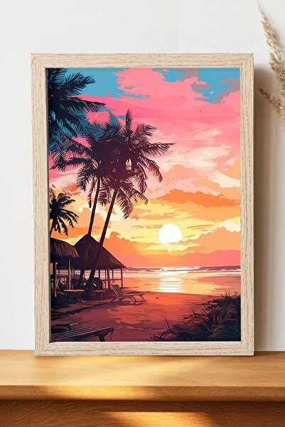 Luna Marissa Αφίσα τοπίων - Αφίσα τοίχου από γυαλιστερό χαρτί χωρίς πλαίσιο