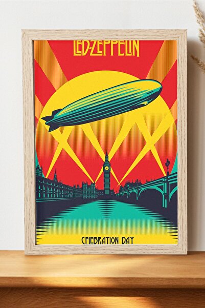 Luna Marissa Αφίσα Led Zeppelin - Αφίσα μουσικής από χοντρό χαρτί χωρίς πλαίσιο