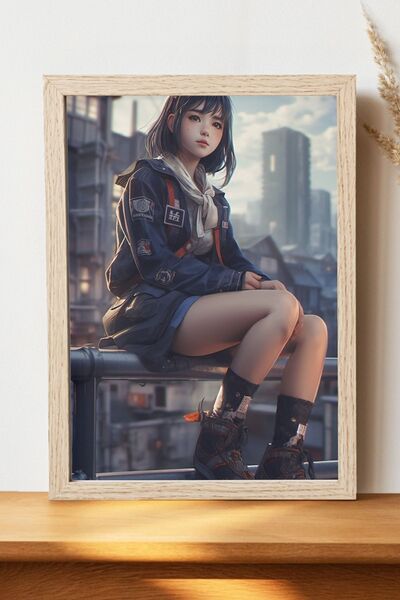 Luna Marissa Αφίσα Anime Girl - Αφίσα ψηφιακής τέχνης από χοντρό χαρτί χωρίς ...