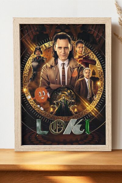 Luna Marissa Αφίσα Loki - Αφίσα ταινίας τηλεόρασης από χοντρό χαρτί χωρίς πλα...