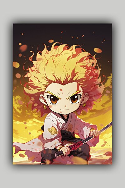 Luna Marissa Αφίσα Agatsuma Zenitsu χωρίς πλαίσιο τοίχου