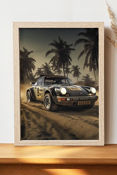 Luna Marissa Vintage αφίσα Porsche - Αφίσα αυτοκινήτου από γυαλιστερό χαρτί χ...