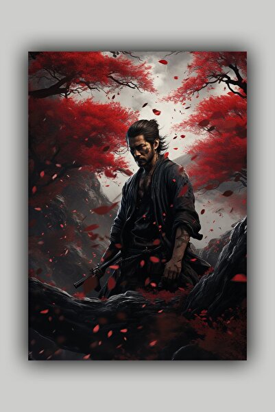 Luna Marissa Αφίσα δράσης Σαμουράι Αφίσα τοίχου χωρίς πλαίσιο