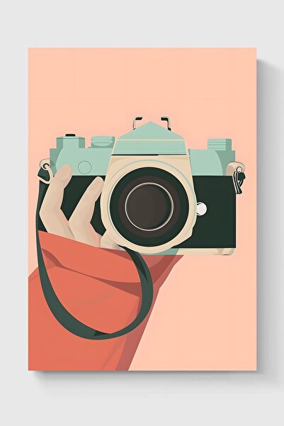 Luna Marissa Αφίσα Duar χωρίς πλαίσιο με μοτίβο ρετρό κάμερας