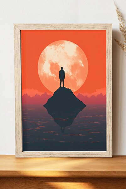 Luna Marissa Αφίσα τοπίων - Αφίσα τοίχου από γυαλιστερό χαρτί χωρίς πλαίσιο