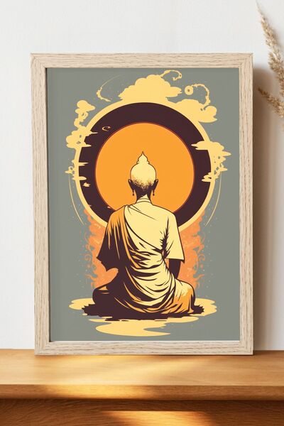 Luna Marissa Αφίσα του Βούδα - Αφίσα τοίχου από γυαλιστερό χαρτί χωρίς πλαίσιο