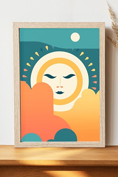 Luna Marissa Αφίσα Güneş - Αφίσα τοίχου από γυαλιστερό χαρτί χωρίς πλαίσιο