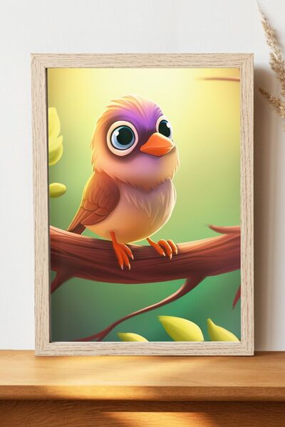 Luna Marissa Αφίσα πουλιών - Αφίσα τοίχου από γυαλιστερό χαρτί χωρίς πλαίσιο