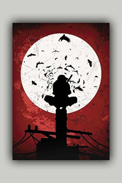 Luna Marissa Naruto Sasuke Anime Poster - Çerçevesiz Duvar Posteri