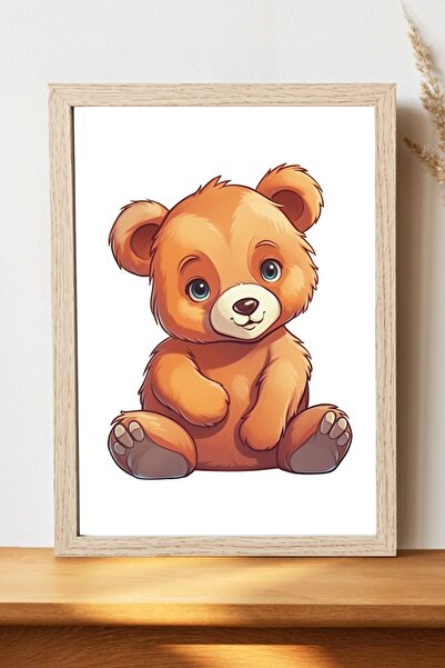 Luna Marissa Αφίσα με αρκούδα - Αφίσα τοίχου από γυαλιστερό χαρτί χωρίς πλαίσιο