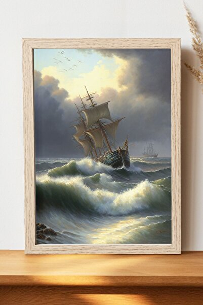 Luna Marissa Καλλιτεχνική αφίσα πλοίου - Χοντρό χαρτί χωρίς πλαίσιο, ψηφιακή ...