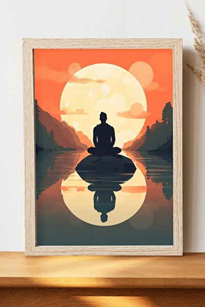 Luna Marissa Αφίσα Διαλογισμού - Αφίσα τοίχου από γυαλιστερό χαρτί χωρίς πλαίσιο