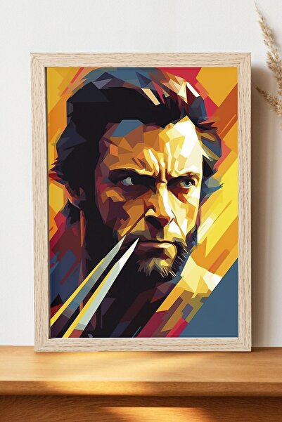 Luna Marissa Αφίσα Pop Art Wolverine - Αφίσα ψηφιακής τέχνης από χοντρό χαρτί...