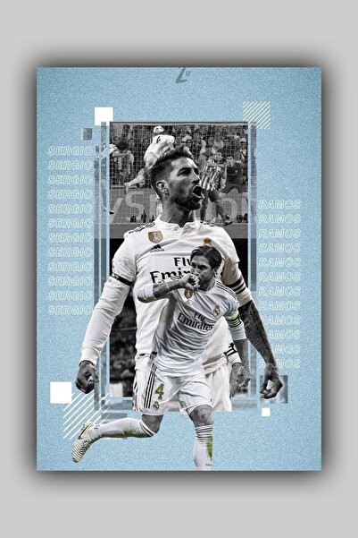 Luna Marissa Αφίσα Sergio Ramos - Αφίσα τοίχου χωρίς πλαίσιο