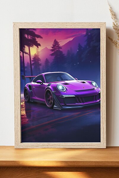 Luna Marissa Αφίσα Porsche 911 - Αφίσα αυτοκινήτου από γυαλιστερό χαρτί χωρίς...