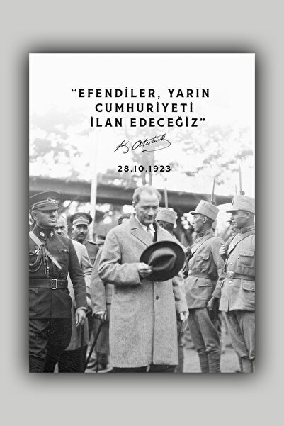 Luna Marissa Αφίσα Ατατούρκ της 29ης Οκτωβρίου - Αφίσα τοίχου χωρίς πλαίσιο
