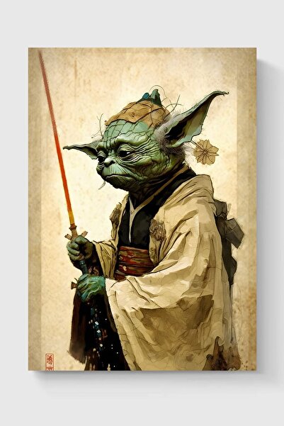Luna Marissa Αφίσα Master Yoda - Μέρος τοίχου χωρίς πλαίσιο