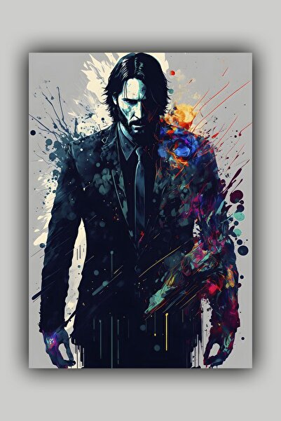 Luna Marissa Καλλιτεχνική αφίσα John Wick - Αφίσα τοίχου χωρίς πλαίσιο