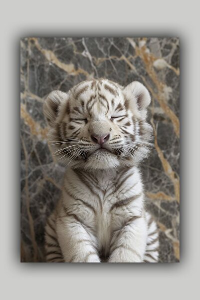 Luna Marissa Αφίσα τοίχου χωρίς πλαίσιο με λευκό λεοπάρ