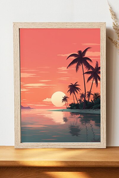 Luna Marissa Αφίσα τοπίων - Αφίσα τοίχου από γυαλιστερό χαρτί χωρίς πλαίσιο