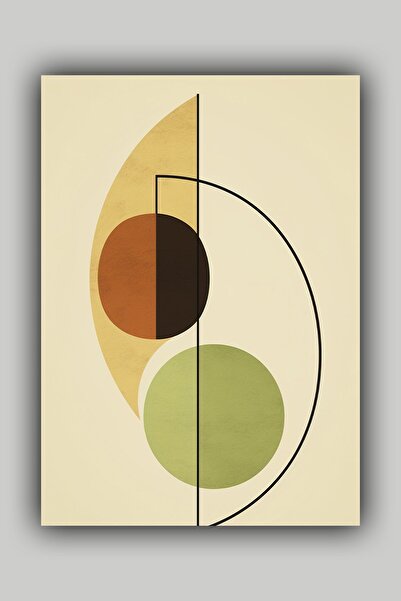 Luna Marissa Αφίσα τέχνης με ρίγες αβοκάντο - Χωρίς πλαίσιο Wall Art Plus