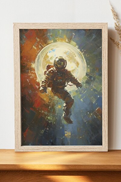 Luna Marissa Αφίσα αστροναύτη - Αφίσα τοίχου από γυαλιστερό χαρτί χωρίς πλαίσιο