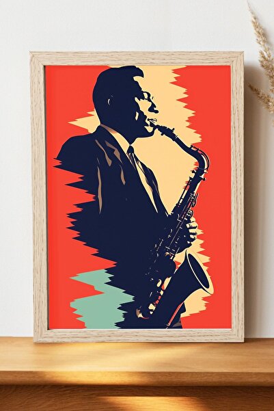 Luna Marissa Αφίσα τζαζ - Αφίσα τοίχου από γυαλιστερό χαρτί χωρίς πλαίσιο