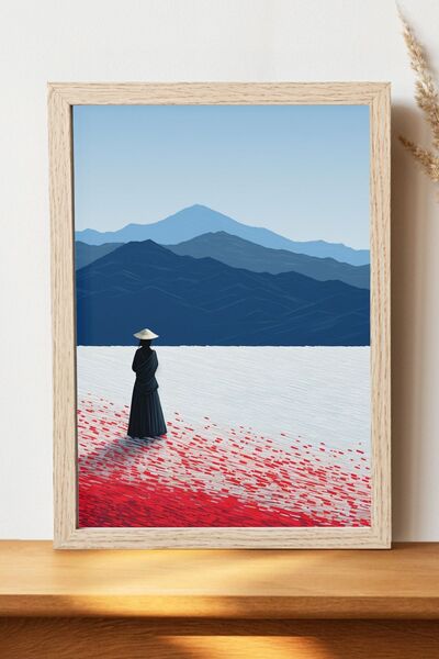 Luna Marissa Μίνιμαλ αφίσα σκηνικού - Αφίσα τοίχου από γυαλιστερό χαρτί χωρίς...