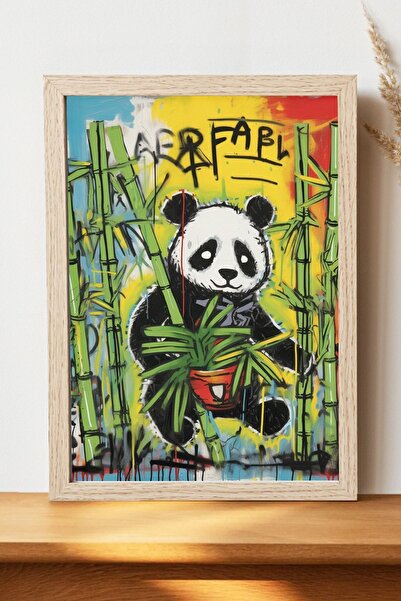 Luna Marissa Αφίσα Panda - Αφίσα τοίχου από γυαλιστερό χαρτί χωρίς πλαίσιο