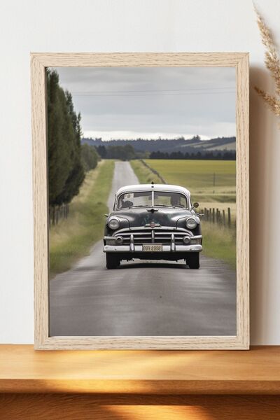 Luna Marissa Αφίσα κλασικού αυτοκινήτου - Αφίσα αυτοκινήτου από γυαλιστερό χα...